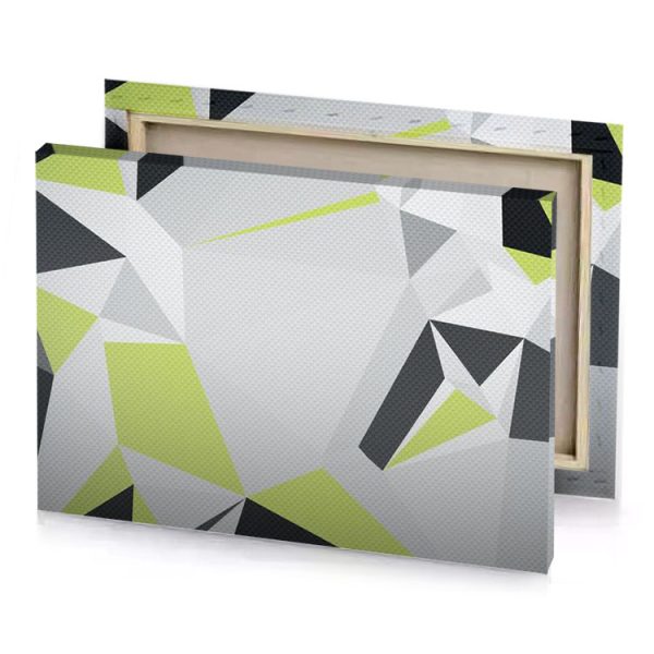 abstract geometric background with triangles gainsboro canvas - Image 4
