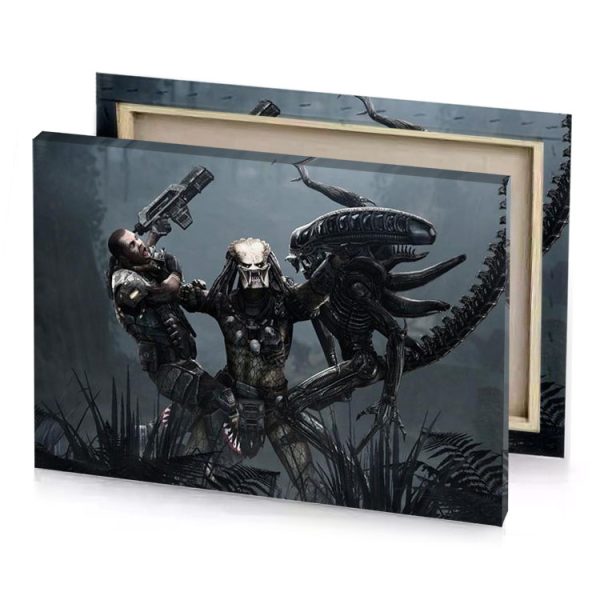 aliens vs predator slate gray canvas - Image 4