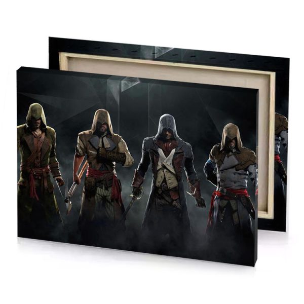 assassin charcoal canvas - Image 4