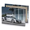 audi r1 concept car silver canvas - Image 4
