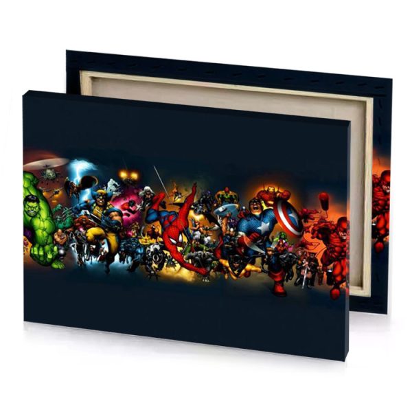 avengers wallpapers dark red canvas - Image 4