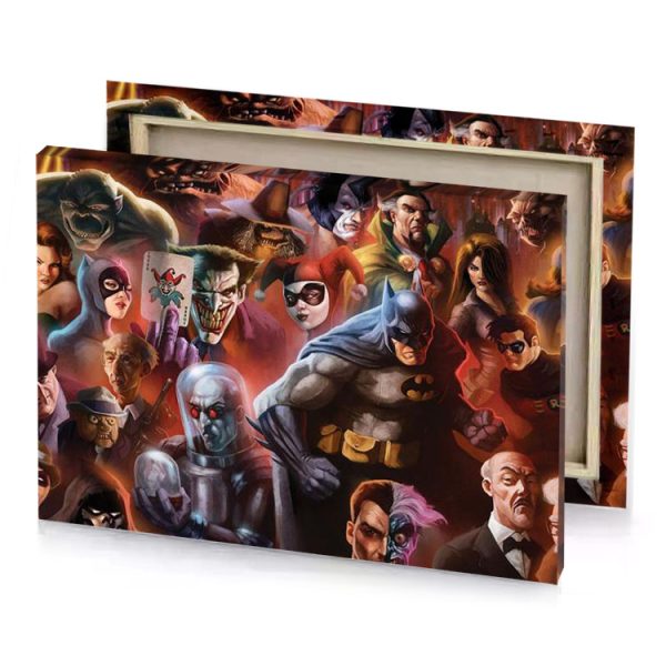 batman and the jokers bistre canvas - Image 4