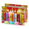 birthday candles with balloons firebrick canvas - Image 4