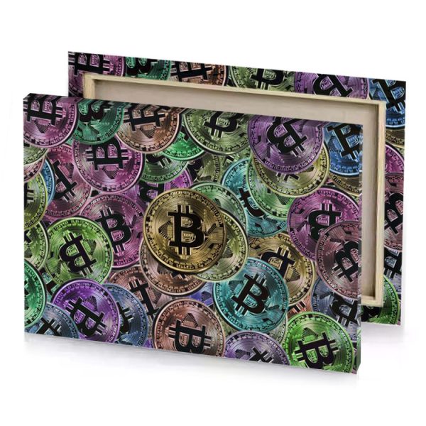 bitcoin bitco dark olive green canvas - Image 4
