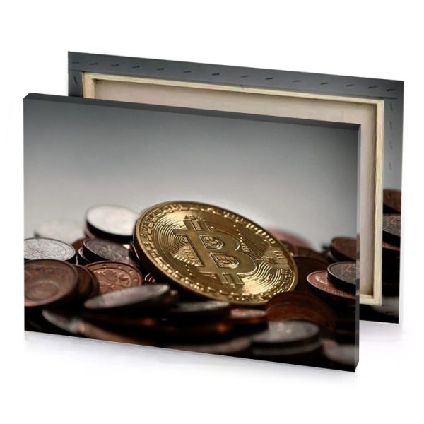 bitcoin bitco sepia canvas - Image 4