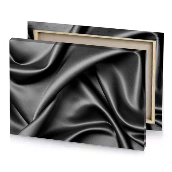 black silk fabric manatee canvas - Image 4