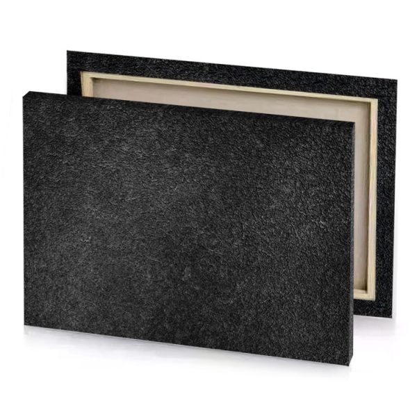 black textured background bistre canvas - Image 4