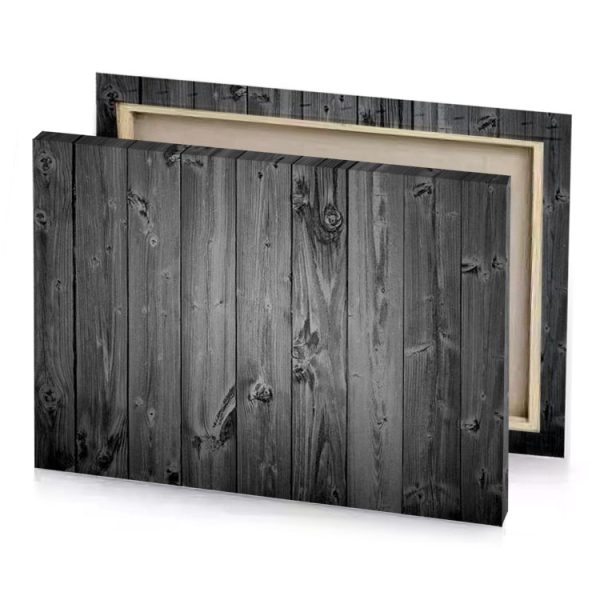 black wood wallpapers dim gray canvas - Image 4