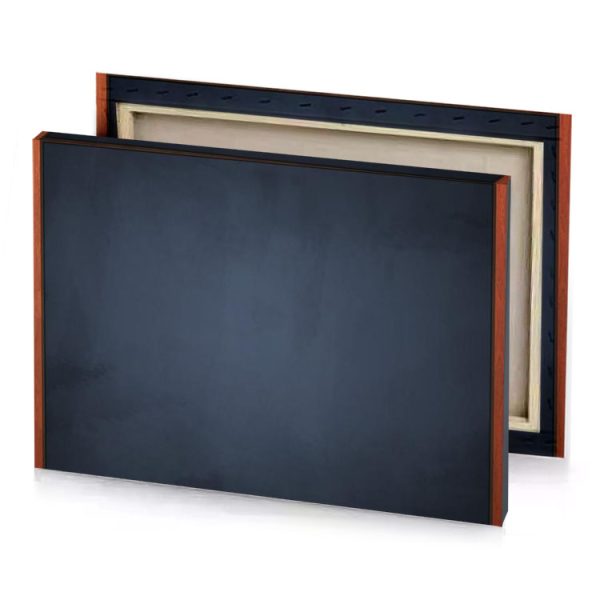 blackboard on wooden background charcoal canvas - Image 4