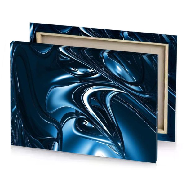 blue abstract background maximum canvas - Image 4