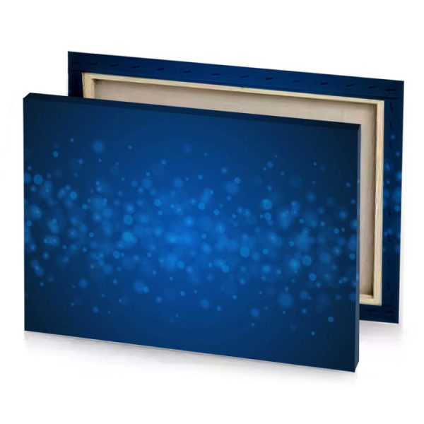 blue bo lights background cobalt canvas - Image 4