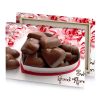 chocolate hearts in a heart shaped box with cons bistre canvas - Image 4