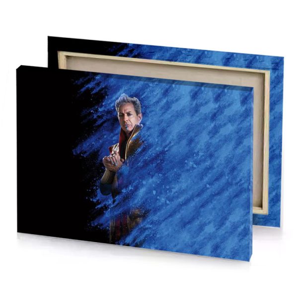 doctor who is in the water midnight blue canvas - Image 4