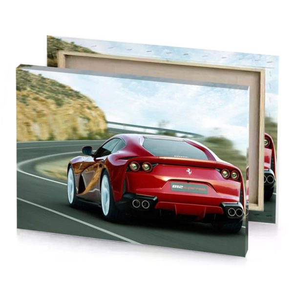 ferrari la maroon canvas - Image 4