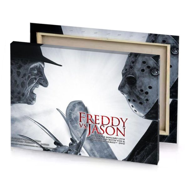 freddy and in s nightmare white smoke canvas - Image 4
