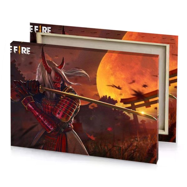 free fire wallpapers yellow orange canvas - Image 4