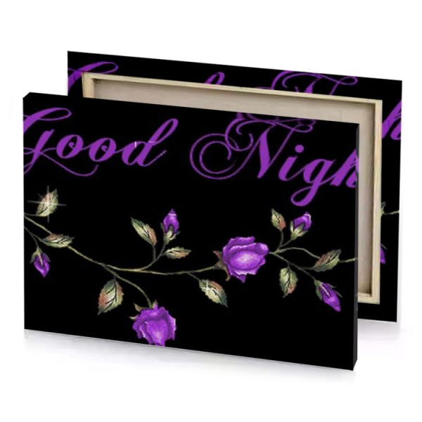 god night amethyst canvas - Image 4