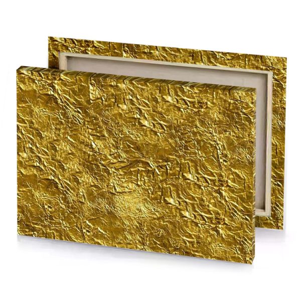 gold foil texture background peru canvas - Image 4