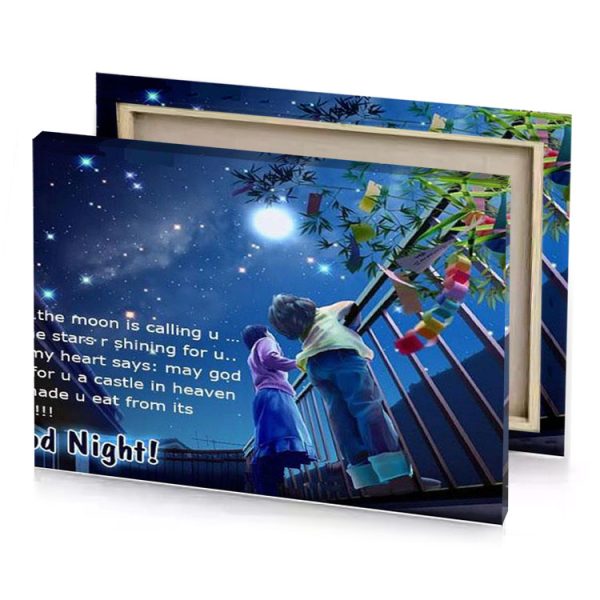 good night quotes lapis lazuli canvas - Image 4