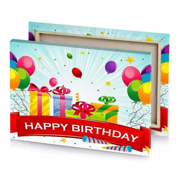 happy birthday card with balloons and gift boxes lust canvas - Image 4