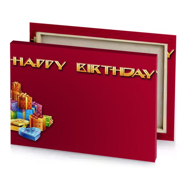 happy birthday wallpapers hd wall burgundy canvas - Image 4