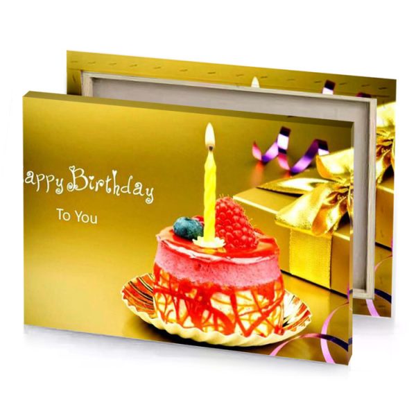happy birthday wishes for friends dark golden rod canvas - Image 4