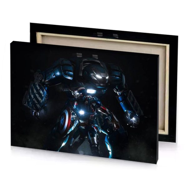 iron man 3 movie wallpaper charcoal canvas - Image 4