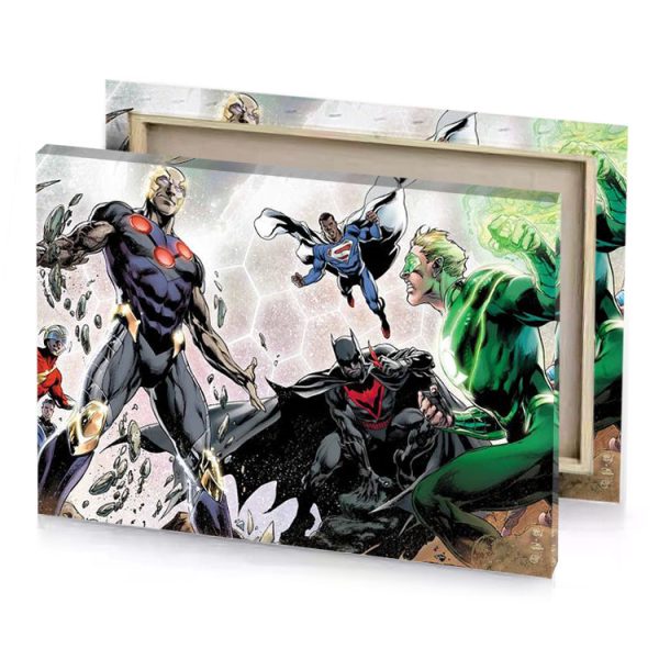 justice league 1 cover by david cho platinum canvas - Image 4