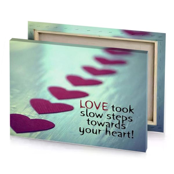 love quotes for him garnet canvas - Image 4