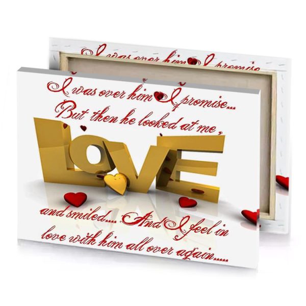 love quotes for him peru canvas - Image 4