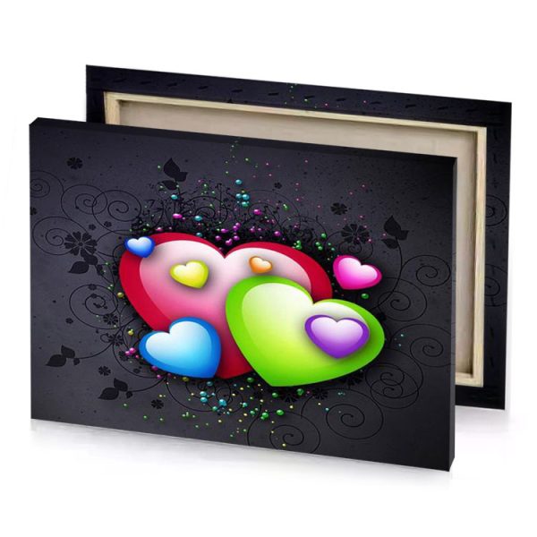 love wallpapers hd yellow green canvas - Image 4