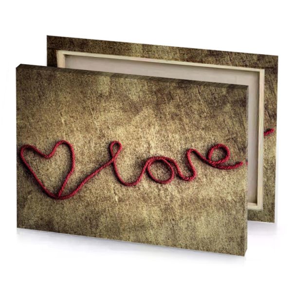 love wallpapers rosy brown canvas - Image 4