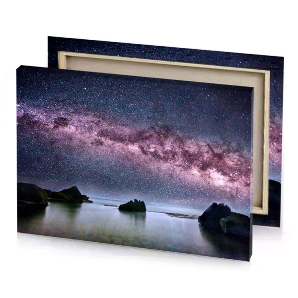 milky over the sea mountbatten pink canvas - Image 4