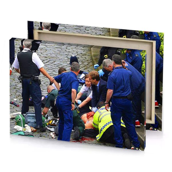 police officers and emergency personnel at the scene sapphire canvas - Image 4