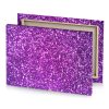 purple glitter fabric dark magenta canvas - Image 4