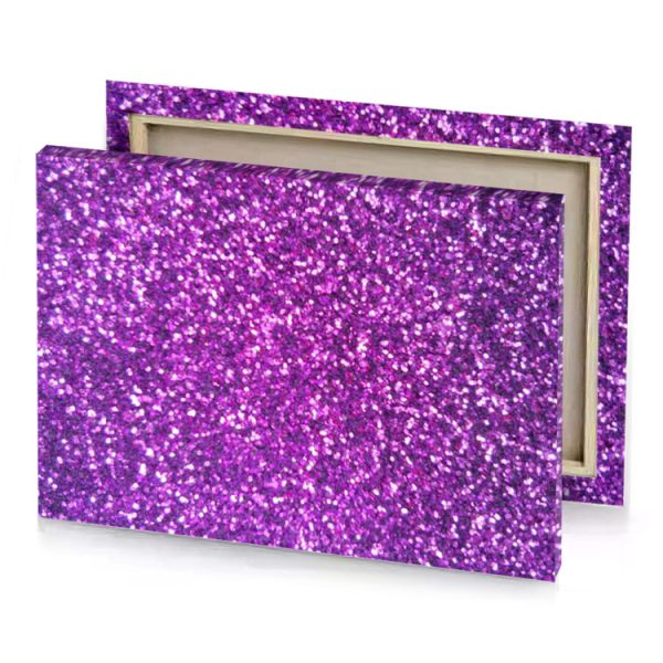 purple glitter fabric dark magenta canvas - Image 4