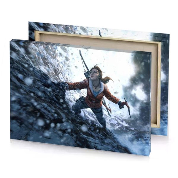 rise of the tomb raider white smoke canvas - Image 4
