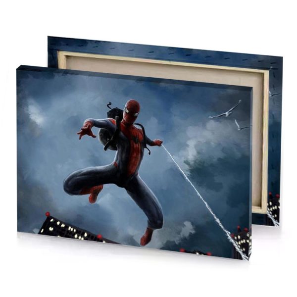spiderman wallpapers slate gray canvas - Image 4