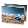 the audi ttt on a road in middle of nowhere steel blue canvas - Image 4