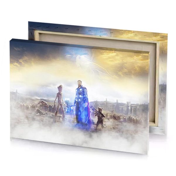 the avengers movie poster glaucous canvas - Image 4