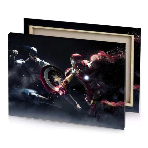 the avengers movie wallpaper cherry blossom pink canvas - Image 4