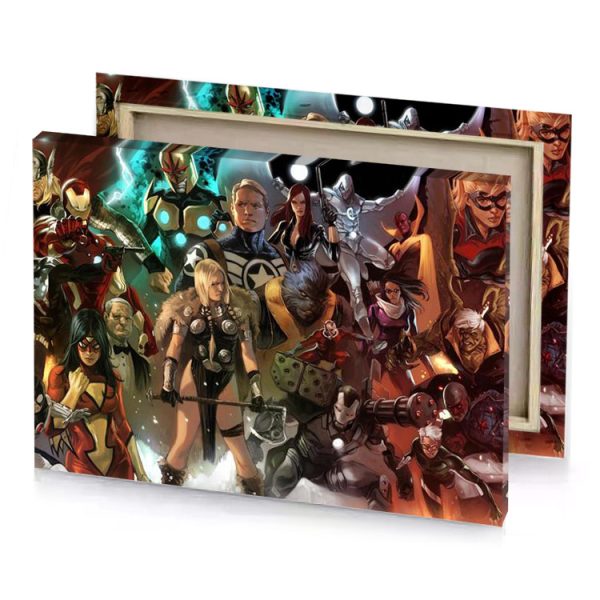 the avengers team bistre canvas - Image 4