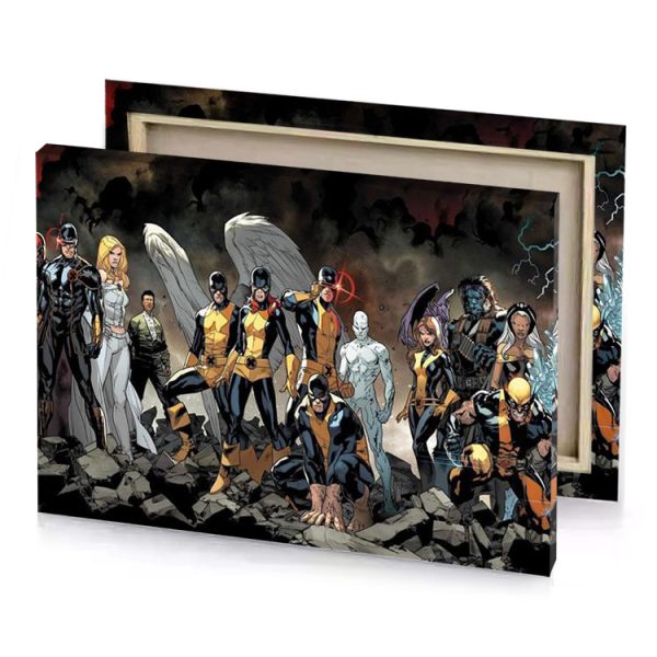 the avengers team dark olive green canvas - Image 4