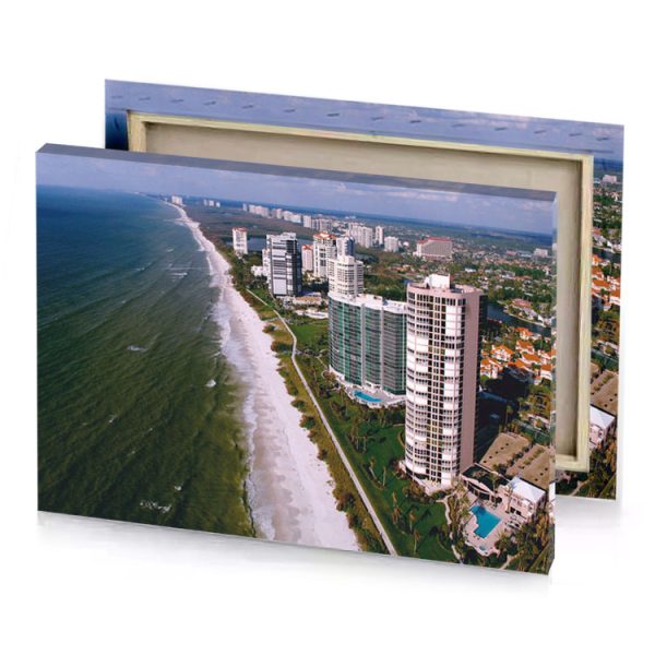 the beach and condom towers in forto florida silver canvas - Image 4