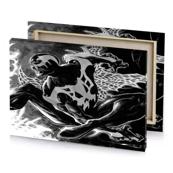 the black panther and spider smoky canvas - Image 4