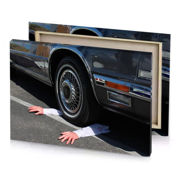 the car is parked smoky black canvas - Image 4