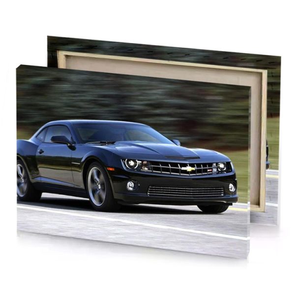 the chevrolet camaro is a great car for road charcoal canvas - Image 4