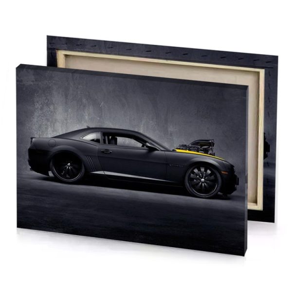 the chevrolet camaro is a supercar gray canvas - Image 4