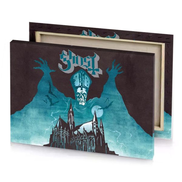 the cover art for album ghost teal blue canvas - Image 4