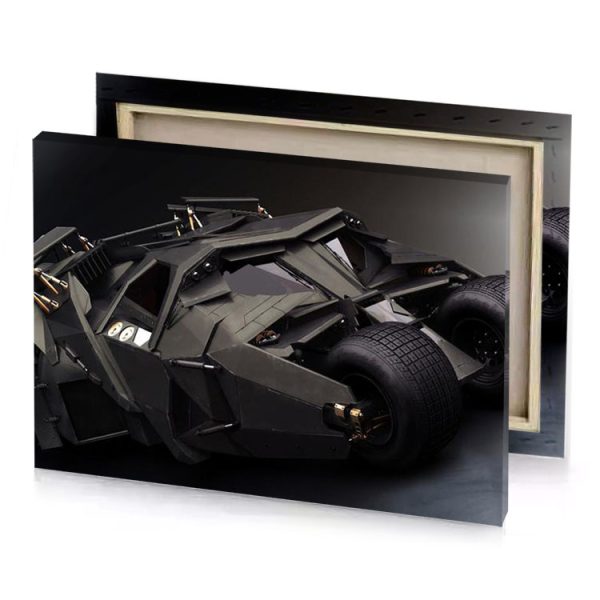 the dark knight batmobile smoky black canvas - Image 4